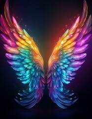 Obraz premium mystical wings