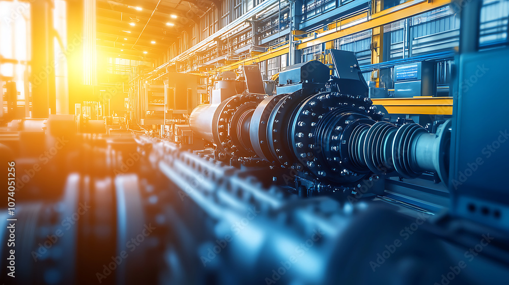Aufkleber factory installed industrial gas turbine engine, high-tech engineering equipment used for power gene