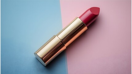 Obraz premium Vibrant Red Lipstick on Stylish Background