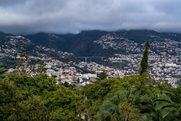 Funchal capital of Madeira Portugal landscape