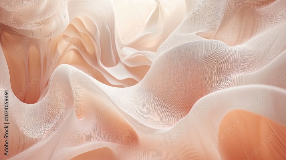 Aufkleber stunning minimalist abstract background 3d illustration 3d rendering