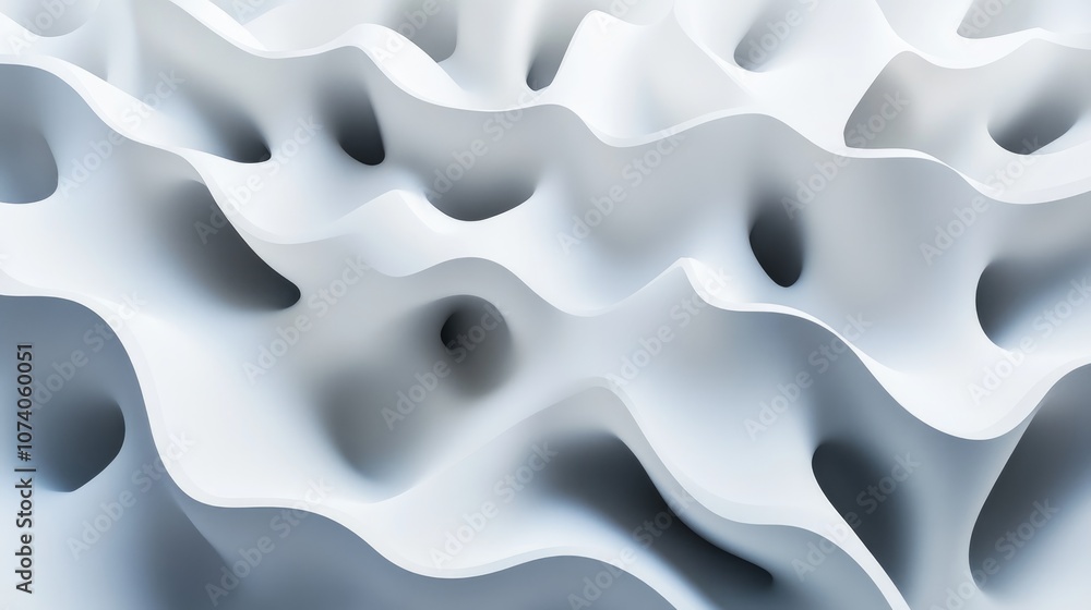 Aufkleber sophisticated geometric background in minimalistic style 3d illustration 3d rendering