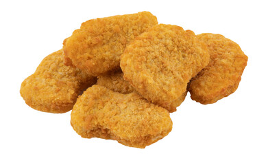 Crispy Chicken cut out isolated transparent background