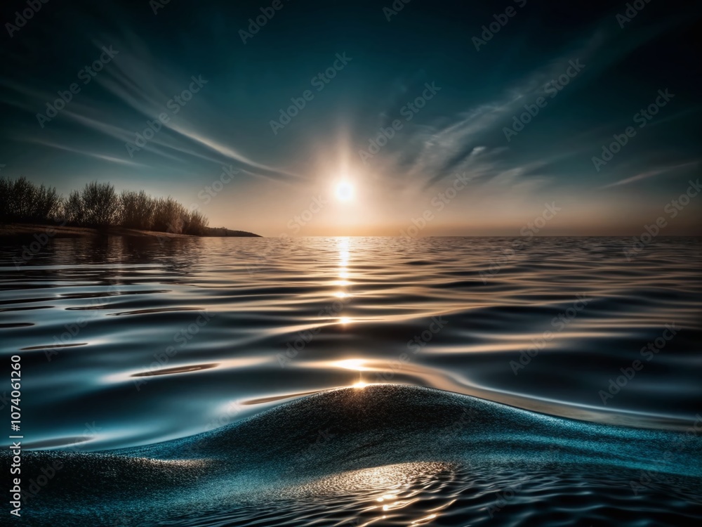 Poster captivating liteblue abstract background with soft gradients and textures, perfect for modern design