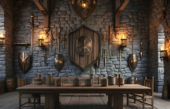 Medieval Hall Interior