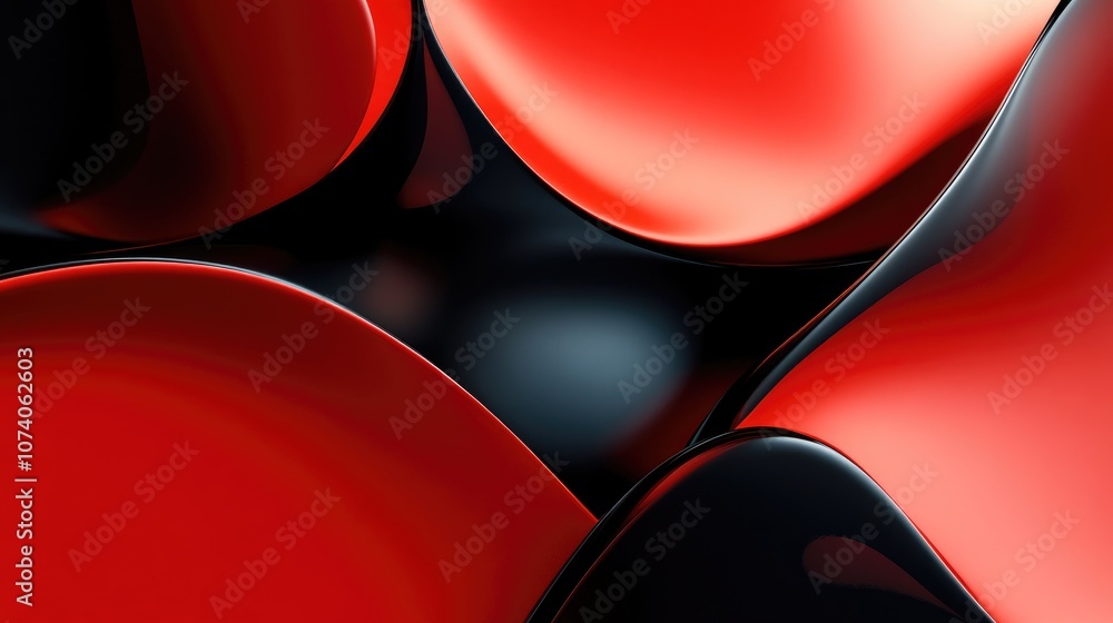 Aufkleber stunning minimalist abstract background 3d illustration 3d rendering