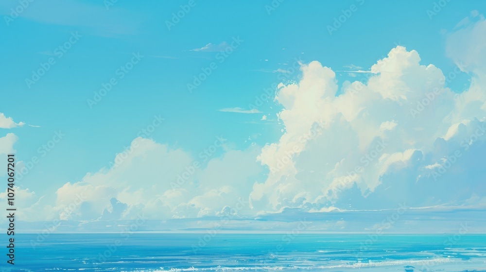 Poster a hazy ethereal mist blankets the ocean casting a dreamlike spell over the landscape and creating a 