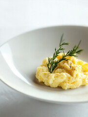 Scrambled Eggs professional food photography