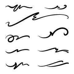 Adobe Illustrator ArtworkElegant hand-drawn irregular lines create an artistic flair suitable for a variety of design and craft projects