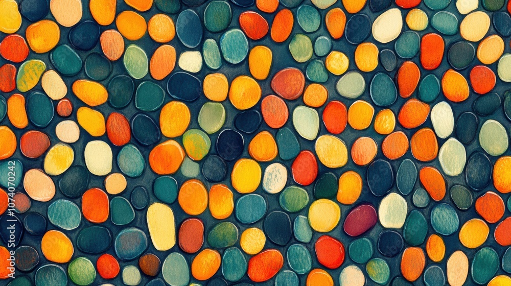 Poster an engaging design features various colorful beans, lentils, and seeds arranged in a visually striki