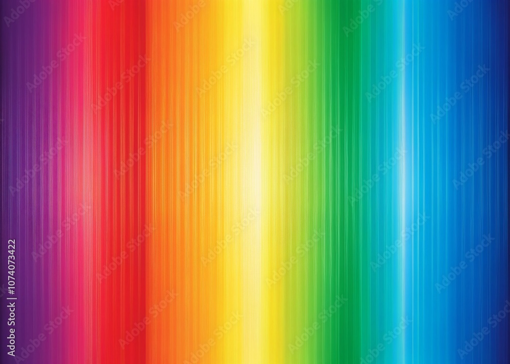 Poster close-up gradient background with a smooth flowing vibrant rainbow spectrum emphasizing the rule of 
