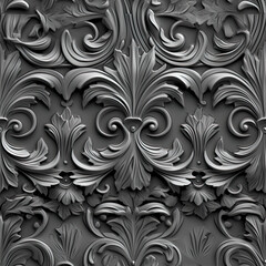 grey monochromatic gothic design