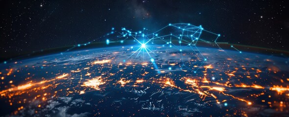 Earth's Network of Interconnectedness: A View from Space