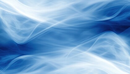 Fototapeta premium Abstract Blue and White Swirling Design