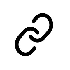 link _connection icon. Simple vector sign.