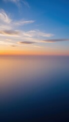 Naklejka premium a body of water over the horizon