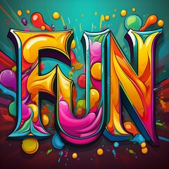 Obraz premium fun, grafitti
