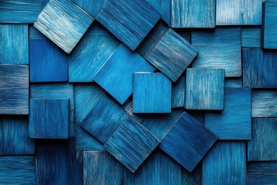 Blue wooden square displaying various file icons analyze popular formats and their distinct features