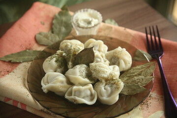 dumplings on the table