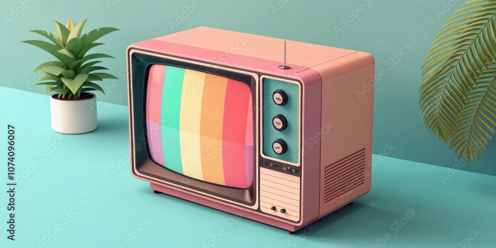 Poster retro color blocks bright blocky designs feature pastel hues where shimmering distortions reveal hid
