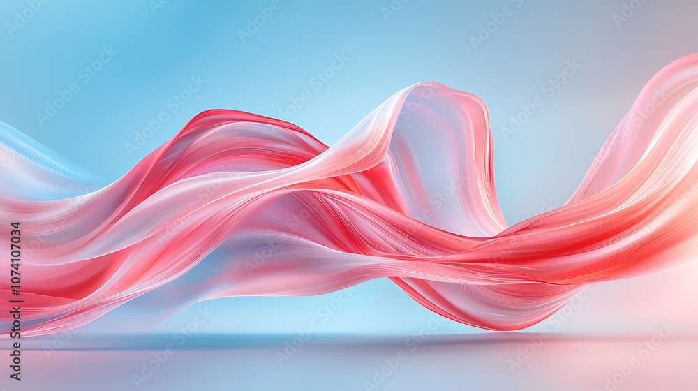 Poster create stunning visuals using colorful flowing abstract designs that captivate viewers
