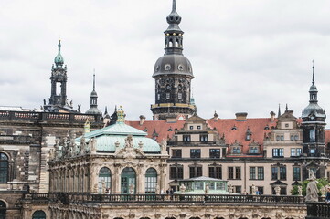 Naklejka premium Dresden city view