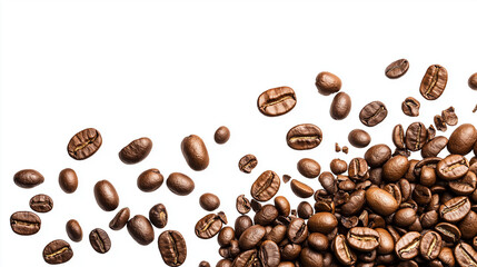 Fototapeta premium Coffee Beans Cascade 