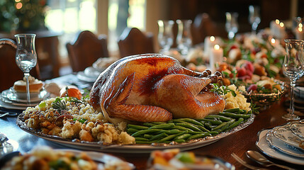 Turkey, Thanksgiving, food