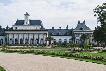 Fototapeta premium Pilnitz palace and park in summer