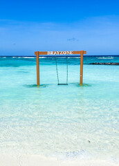View of Fulidhoo island in the Maldives