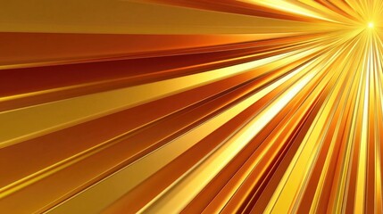 Golden gradient rays background abstract design for presentations