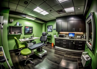 Panoramic View of a Modern Gastroenterology Clinic Interior Featuring Advanced Medical Equipment and Comfortable Patient Areas for Digestive Health Care Services
