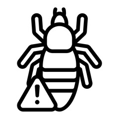 lice Line Icon