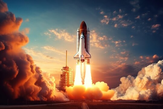 Rocket rocket aircraft vehicle. Image .