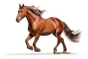 Naklejka premium Horse runing stallion mammal animal.