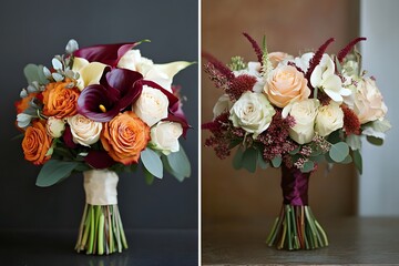 Fototapeta premium a wedding bouquet , Generative AI 