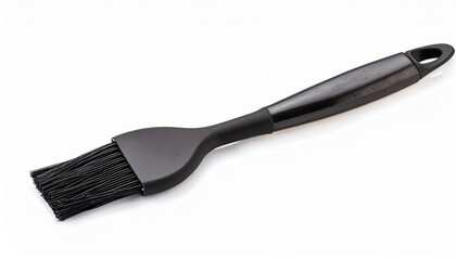 Pastry Brush on White Background Isolated. Full Shot of Kitchen Utensils.