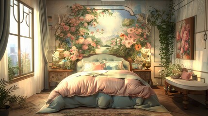interior of a bedroom