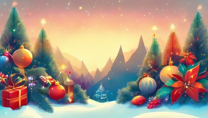 christmas tree background