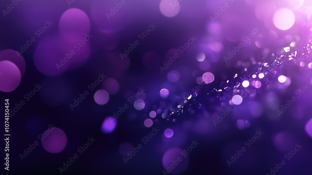 Poster abstract violet background featuring defocused bokeh lights and shadows creating a visually stunning