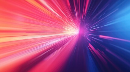 Zoomed blurred gradient lines creating a centered design effect