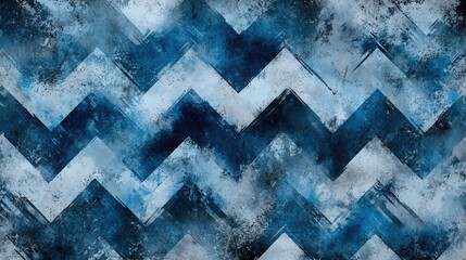 Blue Aqua Tie Dye Zigzag Pattern Sky Dyed Artistic Design Black Abstract Winter Theme Azure Chevron Dye Style Gray Stylish Ink Design Gray Brushstroke Artwork Black Abstract Print Gray Tie Dye Ika