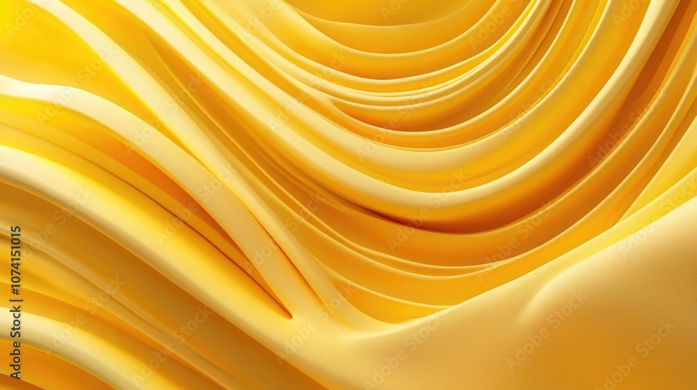 Poster abstract background with a vibrant yellow color scheme
