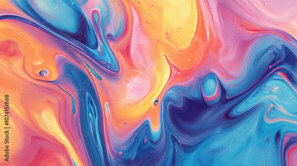 Poster Artistic background design featuring abstract patterns and vibrant colors ideal for use in creative projects and graphic design