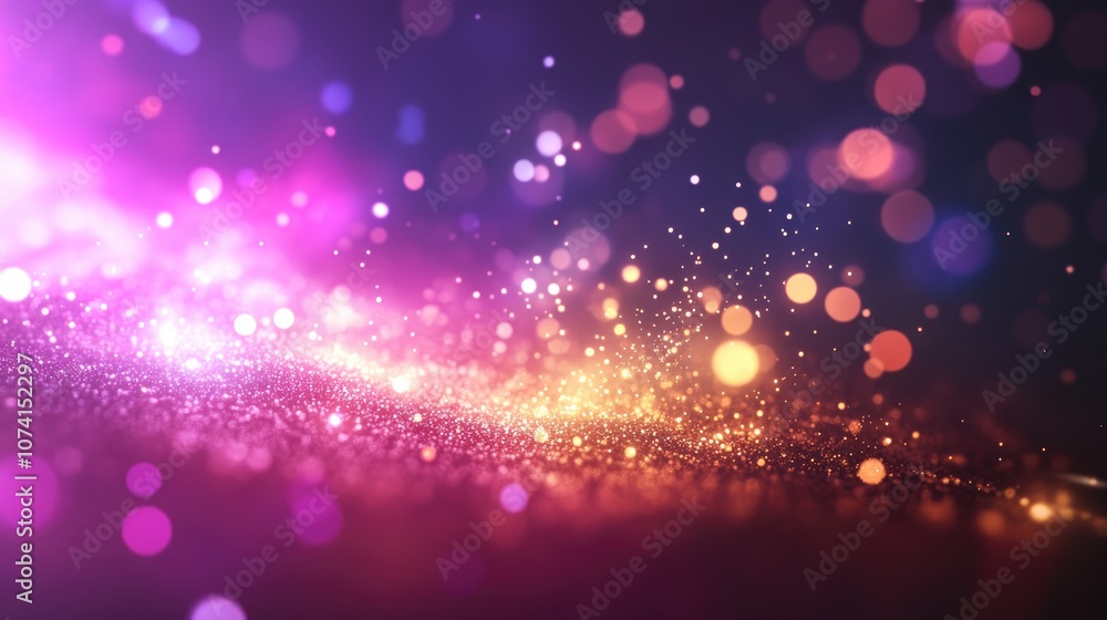 Poster abstract background featuring dynamic explosion lights