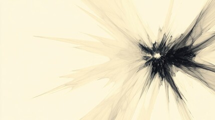 Obraz premium Abstract cream background featuring an explosive star design