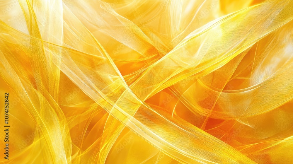 Poster abstract background with a vibrant yellow color scheme