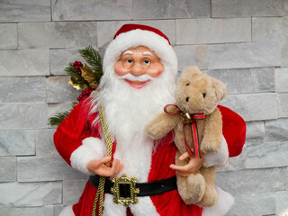 santa claus with gifts