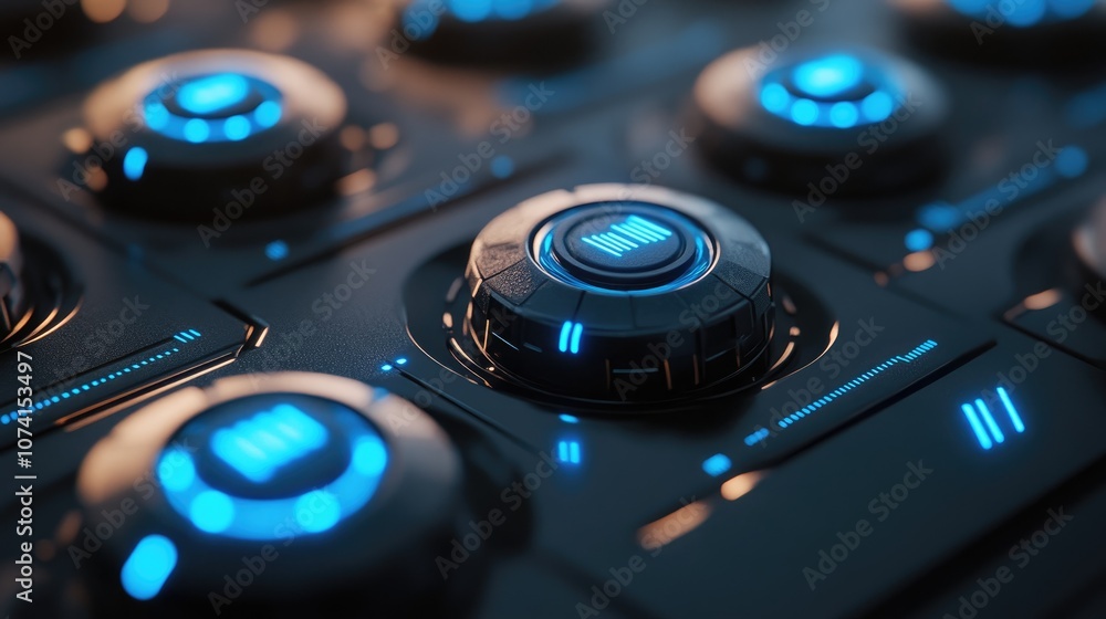 Poster technology inspired button design suitable for various digital applications and interfaces