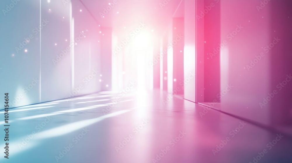 Poster futuristic background featuring light abstract concept of modern technology in a sci fi interior 3d 